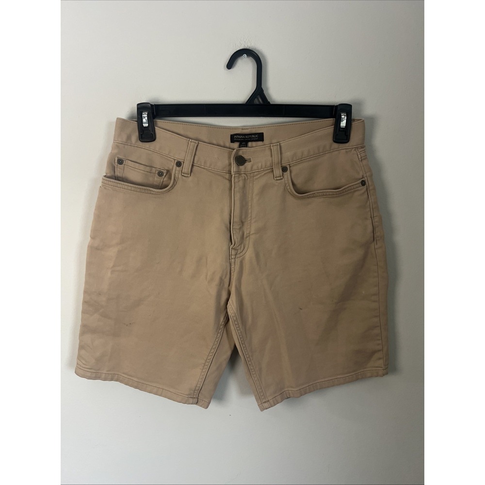 Banana Republic Mens Shorts Size 31 Khaki Color 9" Inseam